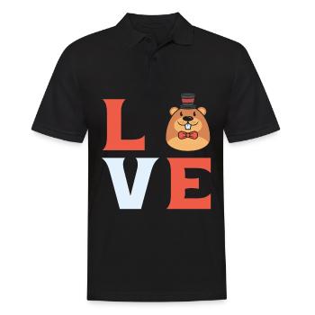 Wildlife Animal Digger Mole Lover Mole Whisper - Men's Polo Shirt - black - Front - Kai (181cm)