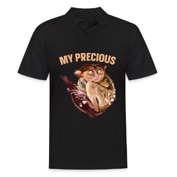 Tarsier Liebhaber Wildtier Tier Tarsier Flüsterer - Männer Poloshirt - Schwarz - Vorne - Kai (181cm)