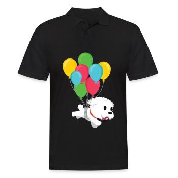 Bichon Frise Dog Lovers Éleveur de chiens chiot pfo - Polo Homme - noir - Devant - Kai (181cm)
