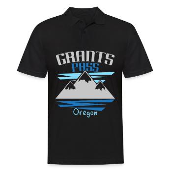 Grants Pass Oregon États-Unis État d’Amérique Oregonian - Polo Homme - noir - Devant - Kai (181cm)