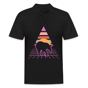 Tapir-Liebhaber Wildtier Tierpfleger Tapirrific - Männer Poloshirt - Schwarz - Vorne - Kai (181cm)