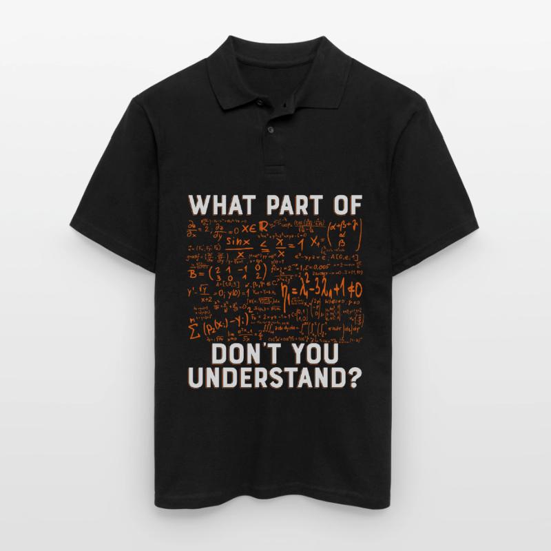Science physics math gift formula Men's Polo Shirt