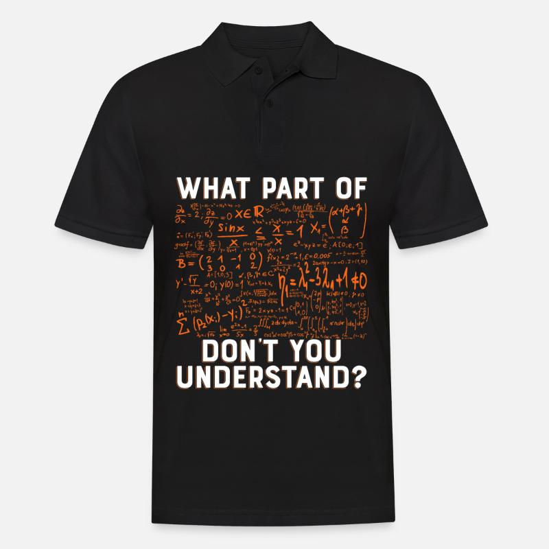 Science physics math gift formula - Men's Polo Shirt - black