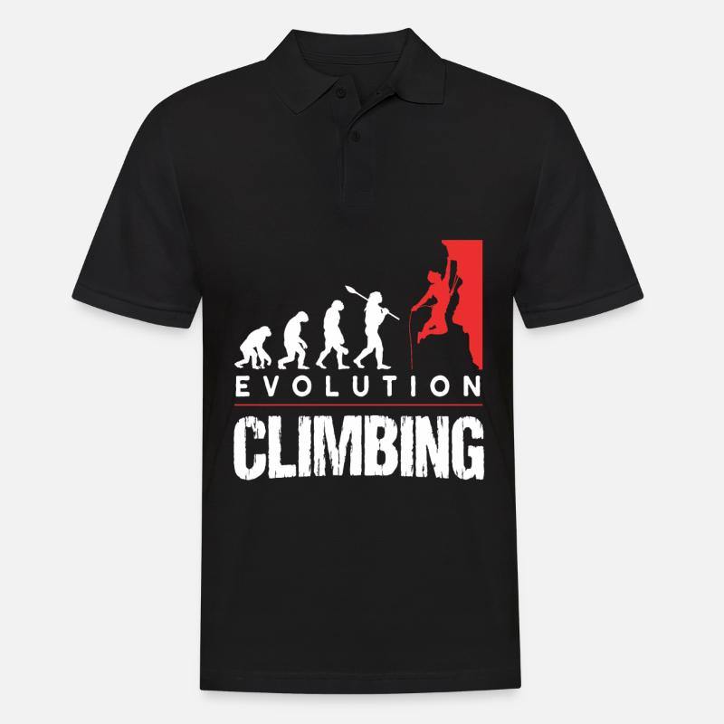 Escalade Evolution Escalade Boulderer - Polo Homme - noir