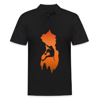 montée - Polo Homme - noir - Devant - Kai (181cm)