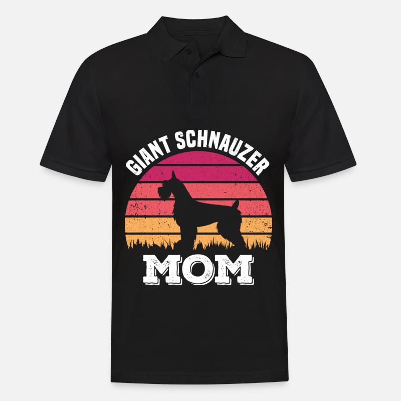 Schnauzer Mama - Men's Polo Shirt - black