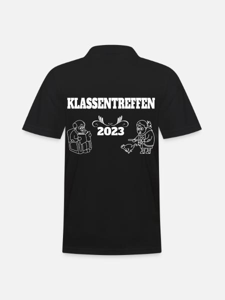 Schule Schüler, Schülerin, Klassentreffen 2023 - Männer Poloshirt - Schwarz
