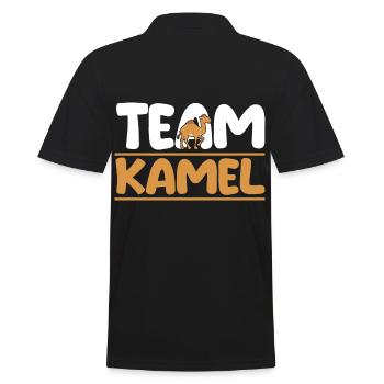 Camel - Men's Polo Shirt - black - Back - Kai (181cm)