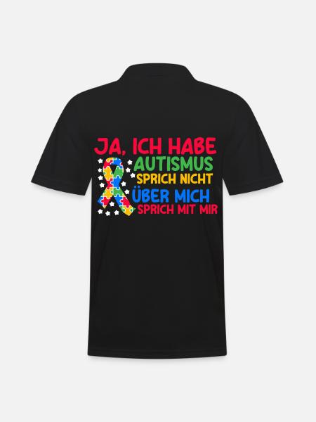 Autismus Autist Autisten - Männer Poloshirt - Schwarz