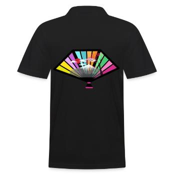 Japon Chine Asie Sujets Art asiatique - Polo Homme - noir - Dos - Kai (181cm)