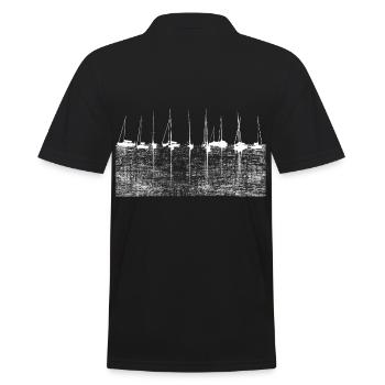 Voilier Marina Sea Boats - Polo Homme - noir - Dos - Kai (181cm)