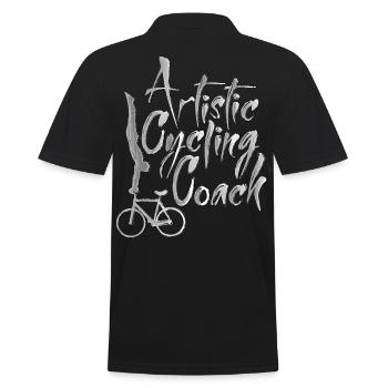 Cyclisme artistique, cyclisme artistique, cyclisme en salle, entraîneur - Polo Homme - noir - Dos - Kai (181cm)
