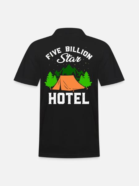 Camping Camping Vacation Gift - Men's Polo Shirt - black