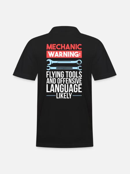 mechanic - Men's Polo Shirt - black