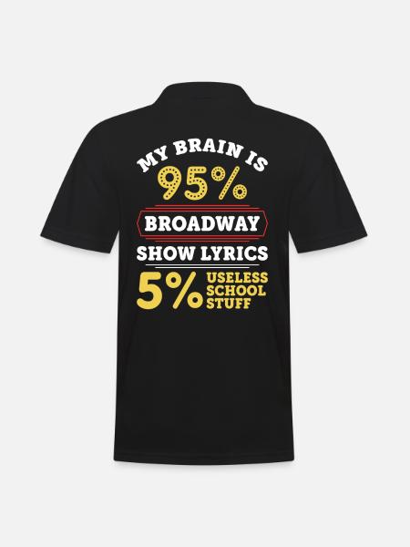 theatre - Men's Polo Shirt - black