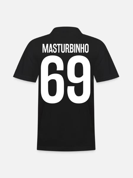 Masturbinho Kreisliga - Herre poloshirt - sort