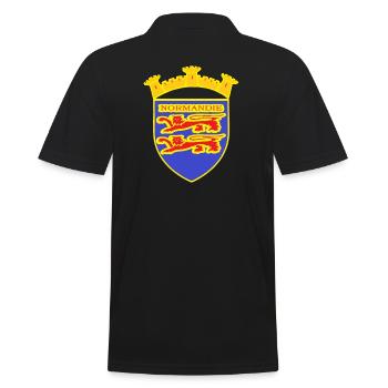 LION NORMANDIE - Polo Homme - noir - Dos - Kai (181cm)