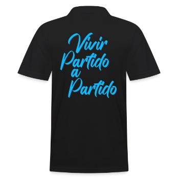 Vivir partido a partido Producto Oficial Camiseta - Men's Polo Shirt - black - Back - Kai (181cm)