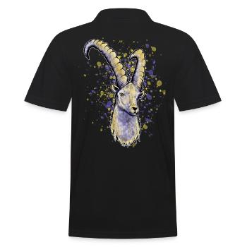 Astrologie capricorne - Polo Homme - noir - Dos - Kai (181cm)