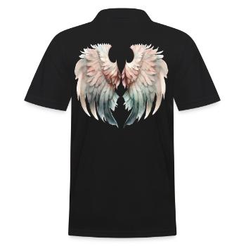 Ailes Pastel Envolée Douce - Polo Homme - noir - Dos - Kai (181cm)