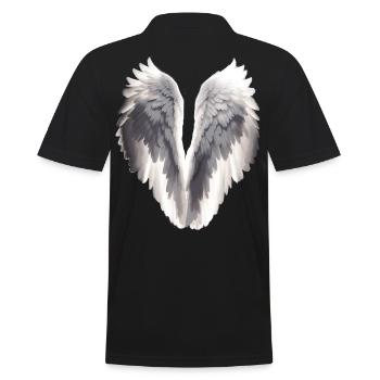 Ailes d’ange - Polo Homme - noir - Dos - Kai (181cm)