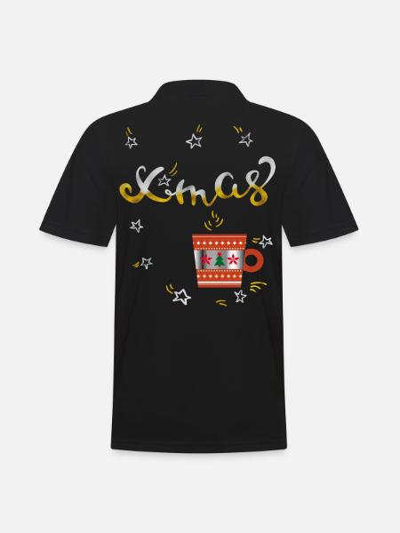 Café de l’Avent - Polo Homme - noir