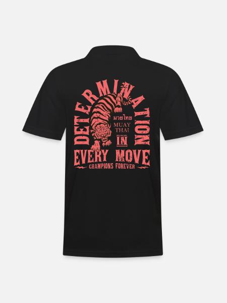 Muay Thai martial arts - Men's Polo Shirt - black