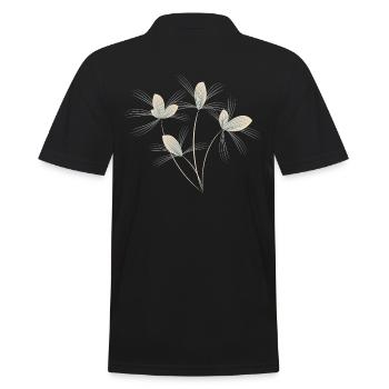 Bouquet de fleurs - Polo Homme - noir - Dos - Kai (181cm)
