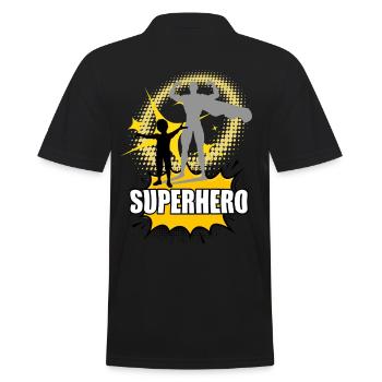 Super bébé - Polo Homme - noir - Dos - Kai (181cm)