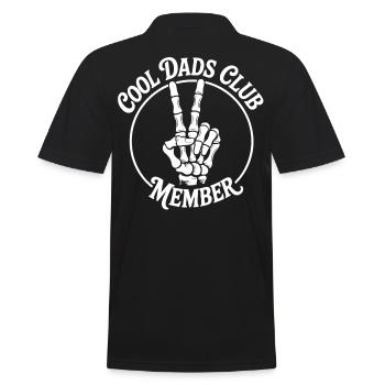 Cool Dads Club Skeleton Design - Polo Homme - noir - Dos - Kai (181cm)