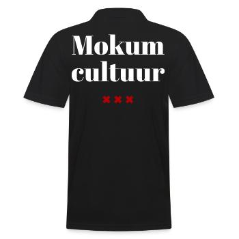Mokum Culture par Geteisem - Polo Homme - noir - Dos - Kai (181cm)