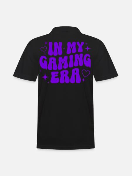 Gaming Gift Gamer Video Game Retro - Men's Polo Shirt - black