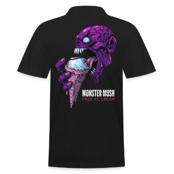 Monster Mush - Free icecream (Tshirt)  - Polo Homme - noir - Dos - Kai (181cm)