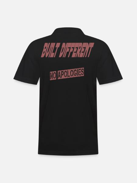 Construit différemment – Aucune excuse | Sweat à capuche unisexe - Polo Homme - noir