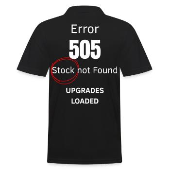 ERROR 505 – Stock Not Found | Tuning - Men's Polo Shirt - black - Back - Kai (181cm)