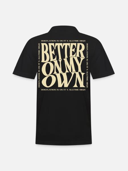 Better on my own - Men's Polo Shirt - black