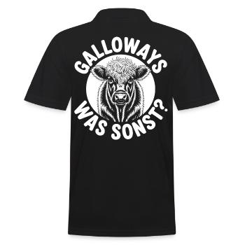 Galloways - Polo Homme - noir - Dos - Kai (181cm)