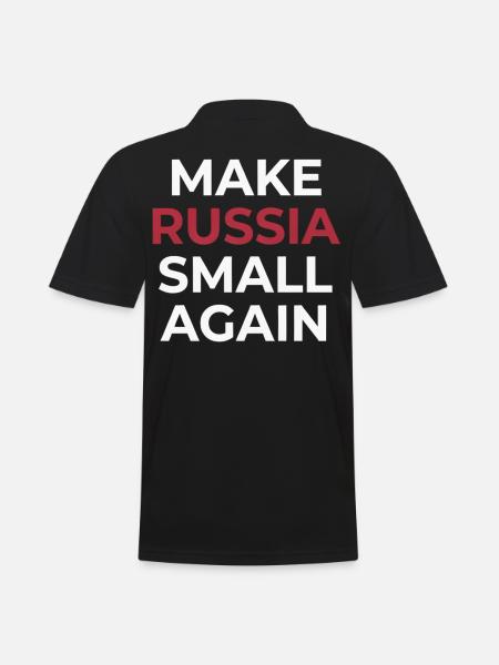 Make russia Small Again - Men's Polo Shirt - black
