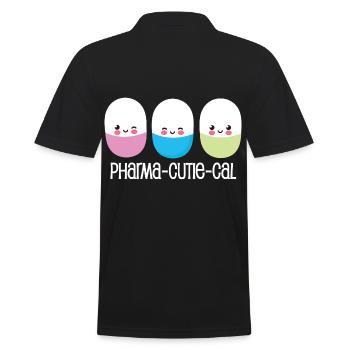 Pharma-Cute-Cal - Polo Homme - noir - Dos - Kai (181cm)