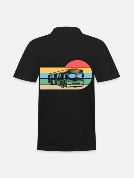 Bus driver bus - Men's Polo Shirt - black
