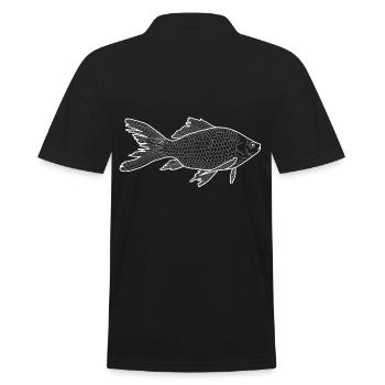 poisson - Polo Homme - noir - Dos - Kai (181cm)
