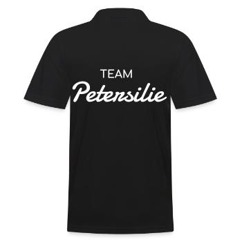 Team Petersilie Kräuter Liebhaber - Männer Poloshirt - Schwarz - Hinten - Kai (181cm)