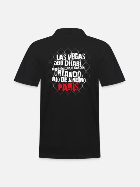 Tenue de MMA - zone de combat monde - Polo Homme - noir