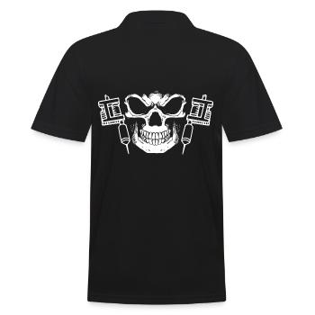 Totenkopf Tattoo - Polo Homme - noir - Dos - Kai (181cm)