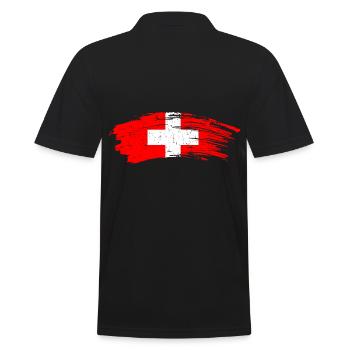Suisse - Polo Homme - noir - Dos - Kai (181cm)