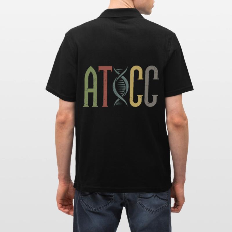 Aticc Genetics DNA String Men's Polo Shirt
