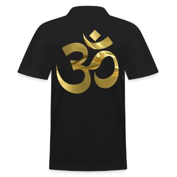 OM - Polo Homme - noir - Dos - Kai (181cm)