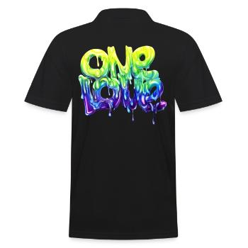 un amour de graffiti - Polo Homme - noir - Dos - Kai (181cm)