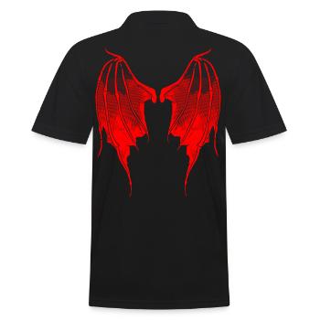 2reborn Devilwings Devil Wings Devil rouge - Polo Homme - noir - Dos - Kai (181cm)
