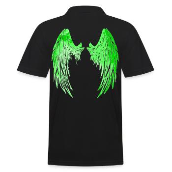 2reborn angelwings engelfügel Angel Engel green - Polo Homme - noir - Dos - Kai (181cm)